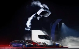tesla roadster kickflip spacex